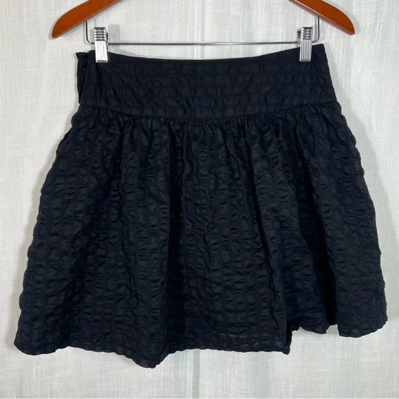Calvin Klein Cotton Ruffle Mini Skirt - Picture 1 of 5